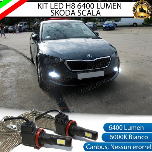 Kit Full LED H8 Fendinebbia 6400 LUMEN SKODA SCALA
