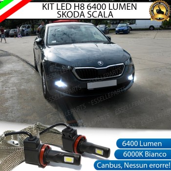 Kit Full LED H8 Fendinebbia 6400 LUMEN SKODA SCALA