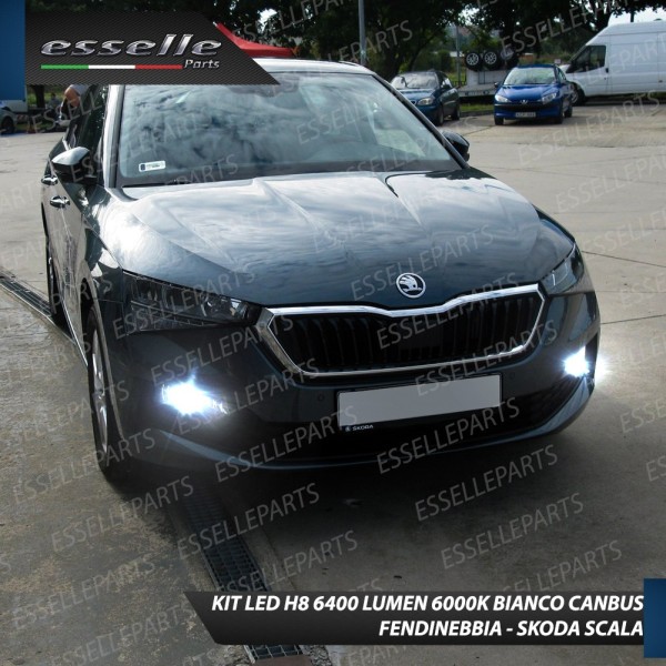 Kit Full LED H8 Fendinebbia 6400 LUMEN SKODA SCALA