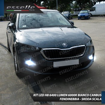 Kit Full LED H8 Fendinebbia 6400 LUMEN SKODA SCALA