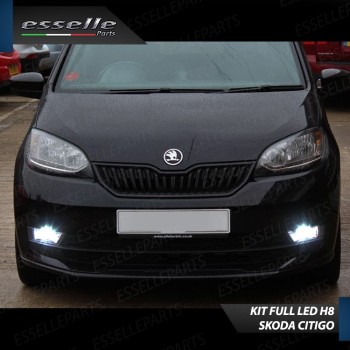 Kit Full LED H8 Fendinebbia 6400 Lumen 6000K bianco SKODA CITIGO RESTYLING