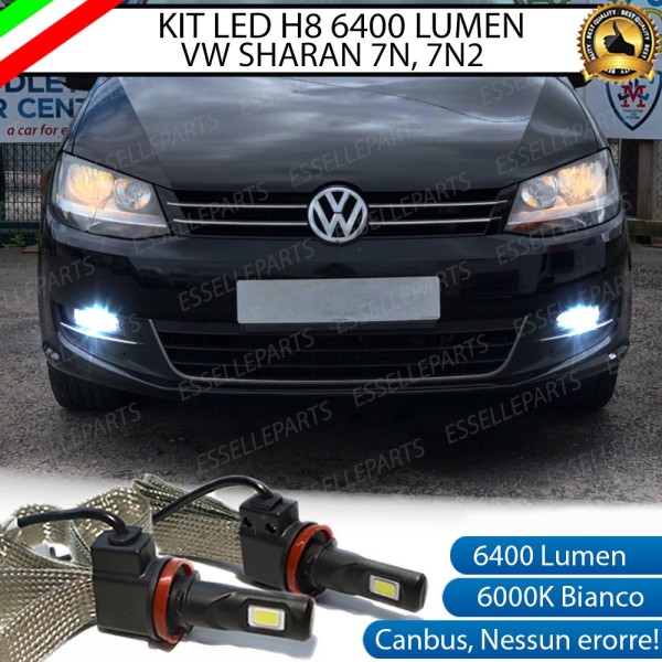 Kit Full LED H8 Fendinebbia 6400 LUMEN VW Sharan 7N