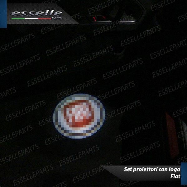 Coppia placchette LED con logo FIAT per FIAT TIPO