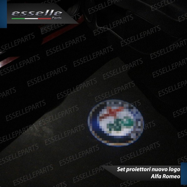 Coppia placchette LED con logo NUOVO ALFA ROMEO per ALFA ROMEO GIULIETTA Fino al 2013