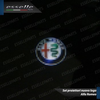 Coppia placchette LED con logo NUOVO ALFA ROMEO per ALFA ROMEO GIULIETTA Fino al 2013