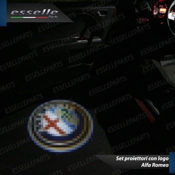 Coppia placchette LED con logo ALFA ROMEO per ALFA ROMEO GIULIETTA Dal 2014
