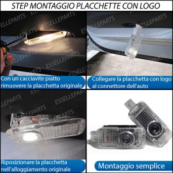Lampade proiettore LED con logo BMW per Bmw X1 E84 Restyling Lampade proiettore LED con logo BMW per Bmw X1 E84 Restyling