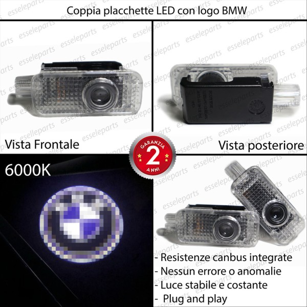 Lampade proiettore LED con logo BMW per Bmw X1 E84 Restyling