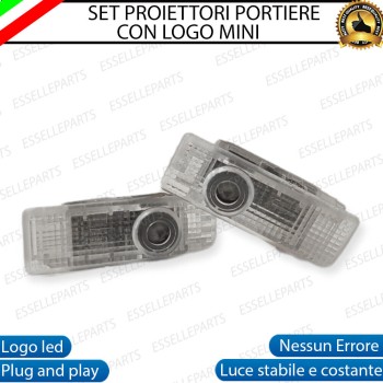 Coppia placchette LED con logo MINI per Mini Cooper R56