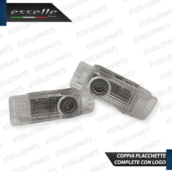 Coppia placchette LED con logo MINI per Mini One R50