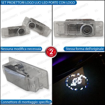 Coppia placchette LED con logo MINI per Mini Countryman R60 Coppia placchette LED con logo MINI per Mini Countryman R60