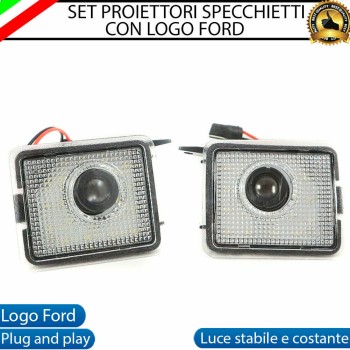 Coppia placchette LED con logo FORD per FORD C-MAX MK1