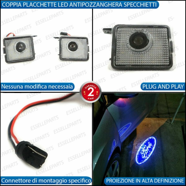 Coppia placchette LED con logo FORD per Ford Kuga MK2 Restyling