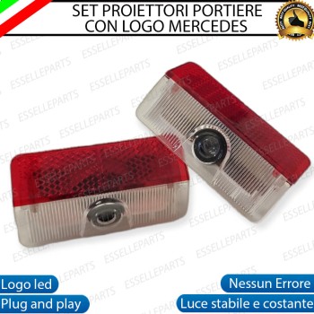 Coppia placchette LED con logo MERCEDES per MERCEDES CLASSE B W245