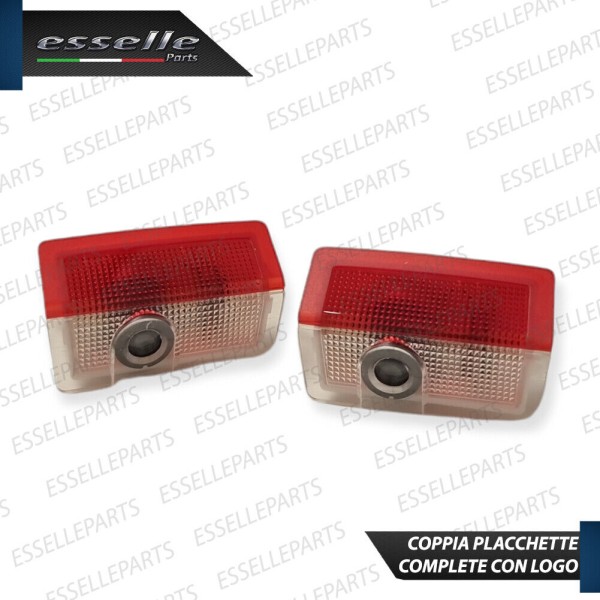 Coppia placchette LED con logo MERCEDES per MERCEDES ML W166