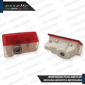 Coppia placchette LED con logo MERCEDES per MERCEDES GLE X166