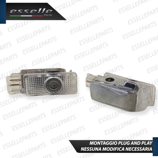 Coppia placchette LED con logo MERCEDES per MERCEDES SLK R171