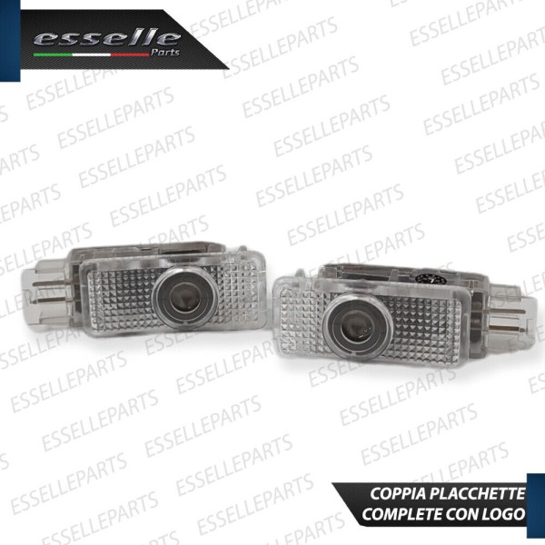 Coppia placchette LED con logo MERCEDES per MERCEDES SLK R172