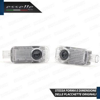 Coppia placchette LED con logo AUDI per Audi A6 C6 Coppia placchette LED con logo AUDI per Audi A6 C6