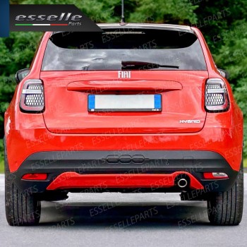 TERMINALE DI SCARICO CROMATO SINGOLO PER FIAT 600