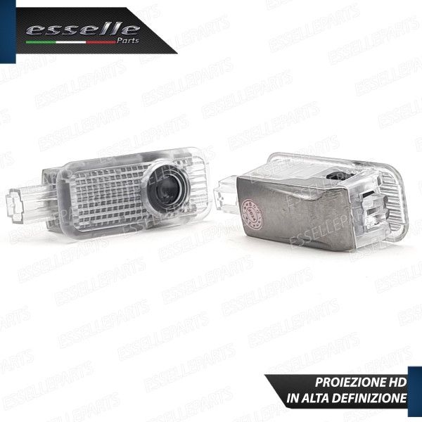 Coppia placchette LED con logo S-LINE per Audi A6 C6
