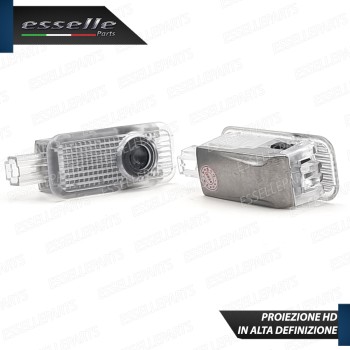 Coppia placchette LED con logo S-LINE per Audi A6 C5
