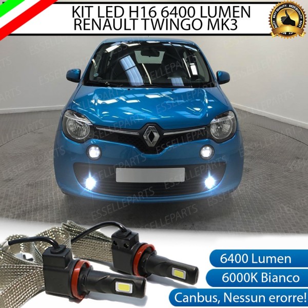 Kit Full LED H16 Fendinebbia 6400 LUMEN RENAULT TWINGO III