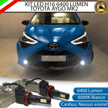Kit Full LED H16 Fendinebbia 6400 LUMEN TOYOTA AYGO II
