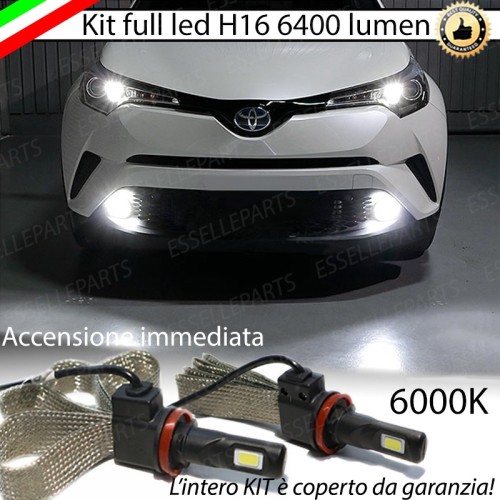 Kit Full LED H16 Fendinebbia 6400 LUMEN TOYOTA C-HR