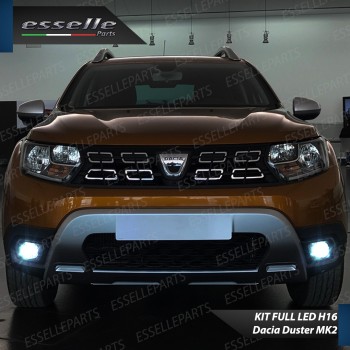 Kit Full LED H16 Fendinebbia 6400 Lumen 6000K bianco DACIA DUSTER 2