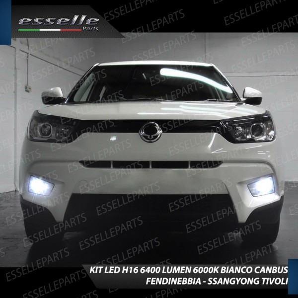 Kit Full LED H16 Fendinebbia 6400 LUMEN SSANGYONG TIVOLI