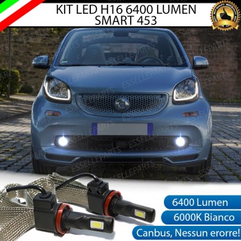 Kit Full LED H16 Fendinebbia 6400 LUMEN SMART FORTWO III Kit Full LED H16 Fendinebbia 6400 LUMEN SMART FORTWO III