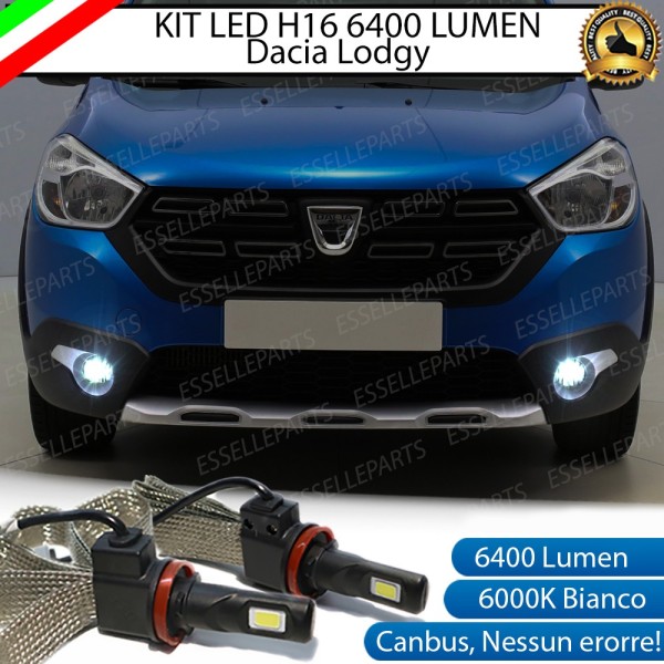 Kit Full LED H16 Fendinebbia 6400 LUMEN DACIA DOKKER