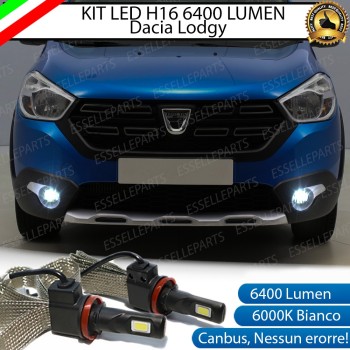 Kit Full LED H16 Fendinebbia 6400 LUMEN DACIA DOKKER Kit Full LED H16 Fendinebbia 6400 LUMEN DACIA DOKKER