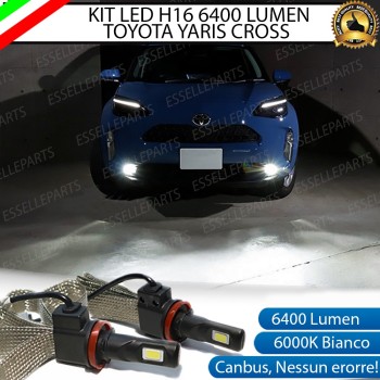 Kit Full LED H16 Fendinebbia 6400 LUMEN TOYOTA YARIS CROSS