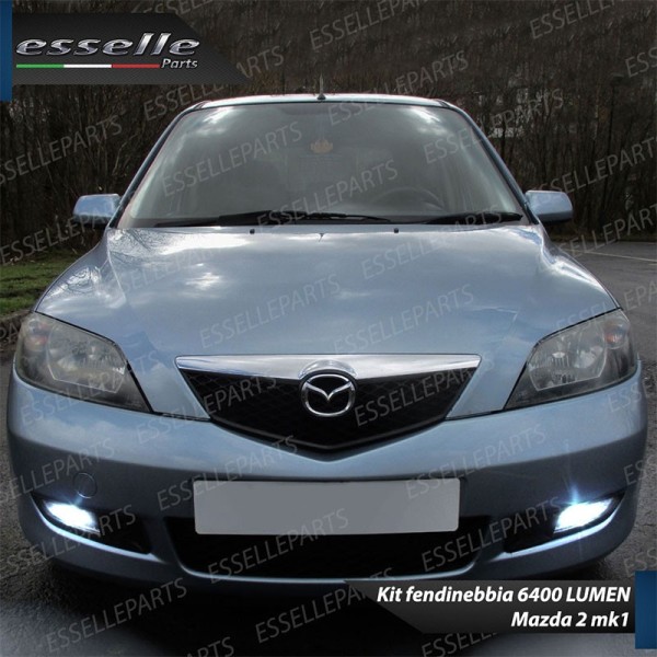 Kit Full LED HB4 6400 LUMEN 6000K bianco Fendinebbia MAZDA 2 MK1