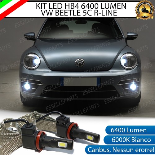 Kit Full LED HB4 6400 Lumen 6000K Fendinebbia VW NEW BEETLE 2 allestimento R-Line