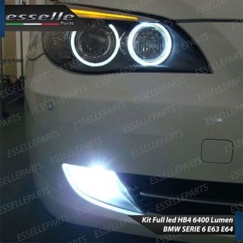 Kit Full LED HB4 6400 Lumen 6000K bianco Fendinebbia Serie 6 E63 E64 Dal 2006