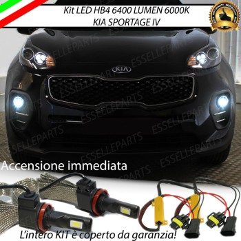 Kit Full LED HB4 6400 LUMEN Fendinebbia KIA SPORTAGE IV