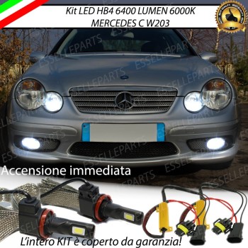 Kit Full LED HB4 6400 LUMEN Fendinebbia MERCEDES CLASSE C W203