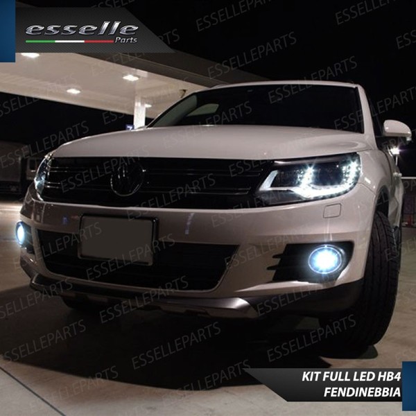 Kit Full LED HB4 6400 Lumen 6000K bianco Fendinebbia VW TIGUAN 5n Restyling