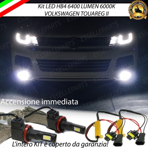 Kit Full LED HB4 6400 Lumen 6000K bianco Fendinebbia VW TOUAREG 7P prima del 2014