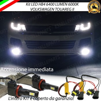 Kit Full LED HB4 6400 Lumen 6000K bianco Fendinebbia VW TOUAREG 7P prima del 2014 Kit Full LED HB4 6400 Lumen 6000K bianco Fendinebbia VW TOUAREG 7P prima del 2014