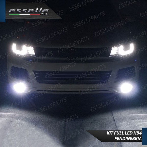 Kit Full LED HB4 6400 Lumen 6000K bianco Fendinebbia VW TOUAREG 7P prima del 2014