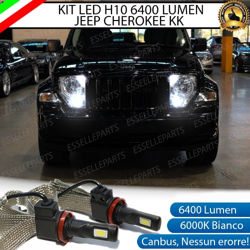Kit Full LED H10 Fendinebbia 6400 lumen JEEP CHEROKEE KK