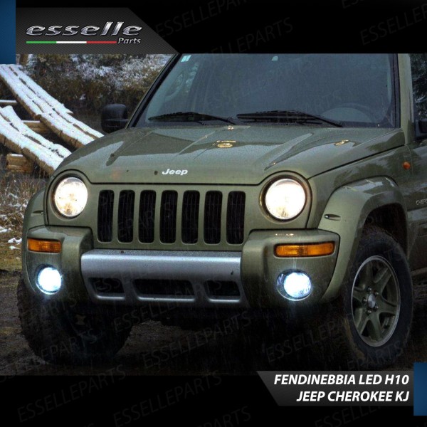 Kit Full LED H10 Fendinebbia 6400 lumen JEEP CHEROKEE KJ