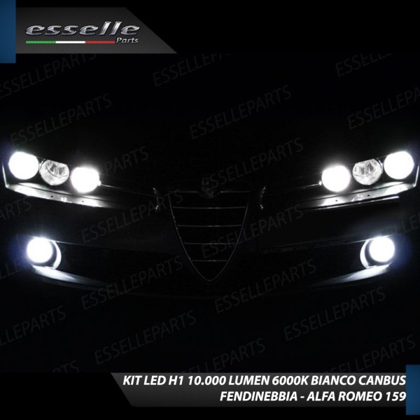 Kit Full LED Fendinebbia H1 10000 LUMEN ALFA ROMEO 159