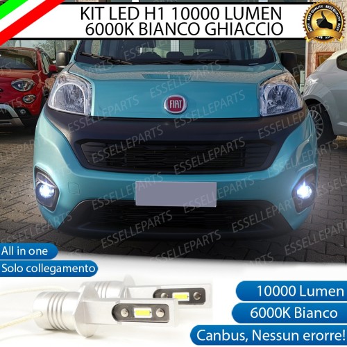 Kit Full LED Fendinebbia H1 10000 LUMEN FIAT QUBO