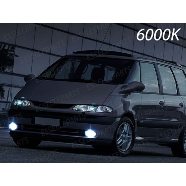 Kit Full LED Fendinebbia H1 10000 Lumen 6000K bianco Renault Espace dal 2000