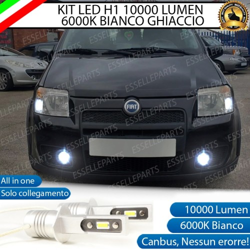Kit Full LED Fendinebbia H1 10000 Lumen 6000K bianco Fiat Panda Cross 169